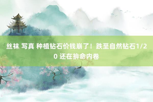 丝袜 写真 种植钻石价钱崩了！跌至自然钻石1/20 还在拚命内卷